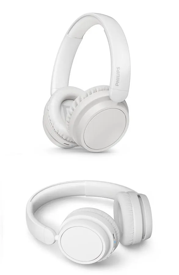 Наушники Over-ear Philips TAH5209 BT 5.3, SBC, Wireless, Mic, Белый