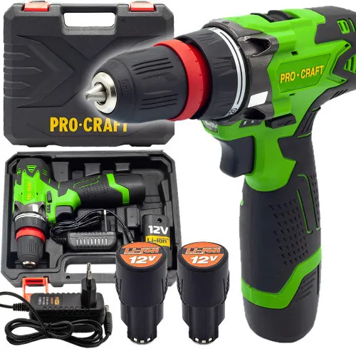 Шуруповерт аккумуляторный 12 В, 2 А/ч Procraft PA12DFR Industrial купить онлайн