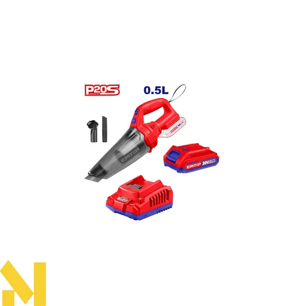 Пылесос ручной аккумуляторный EMTOP ELVC201261 SET