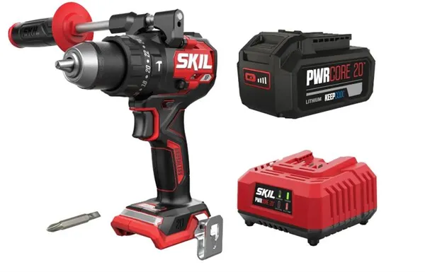 Шурупокрут-дриль ударний акумуляторний SKIL 3085 CA XP безщітковий 20В 1х5А·год 130Нм 600·2100об·хв 1.65кг