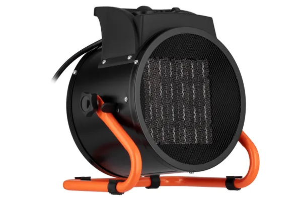 Купить Тепловая пушка электрическая 2E Ceramic, 3кВт, 30м кв, 280м куб/ч, керамический нагрев. элемент (PTC), черный