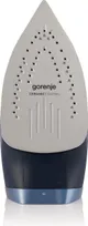 Утюг Gorenje, 3250Вт, 420мл, паровой удар -250гр, верт. отпаривание, антинакипь, автоотключение, керам. подошва, чорно-синій с доставкой