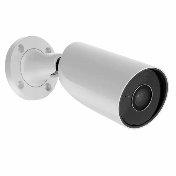 IP-Камера дротова Ajax BulletCam, 5мп, 2.8мм, Poe, True WDR, IP 65, ІЧ 35м, аудіо, кут огляду 100° до 110°, вулична, біла