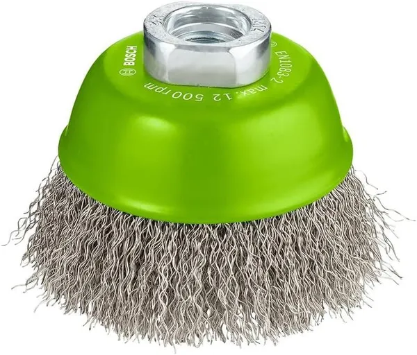 Щетка чашечная Bosch Professional нержавеющая 75мм 0.3мм M14