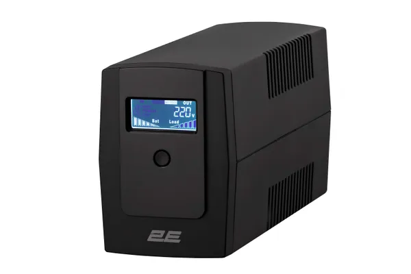 Источник бесперебойного питания 2E DD650, 650VA/360W, LCD, USB, 2xSchuko