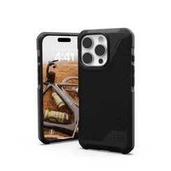 Чохол UAG для iPhone 16 Pro, Metropolis LT Magsafe, Kevlar Black фото