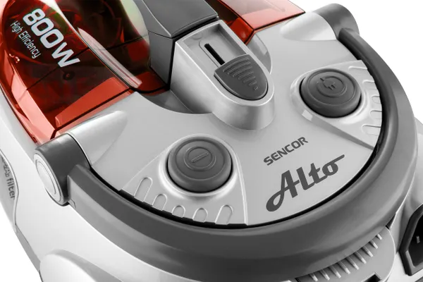 Пылесос Sencor контейнерный Alto, 800Вт, конт пыль -1.5л, НЕРА, красно-серый заказать