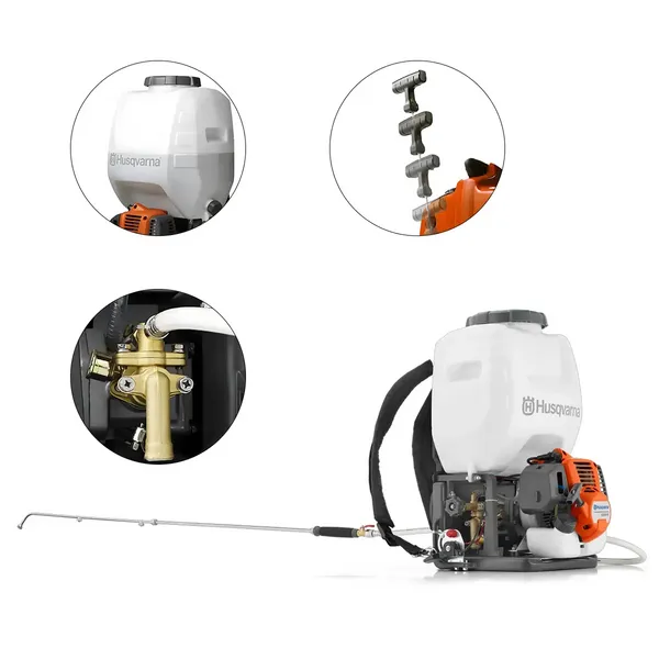 Обприскувач бензиновий ранцевий професійний Husqvarna 321S15 портативний для саду та городу