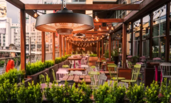 Купить Обогреватель инфракрасный Neo Tools, подвесной, 2000Вт, 50.5х50.5х25.5см, пульт, IP44