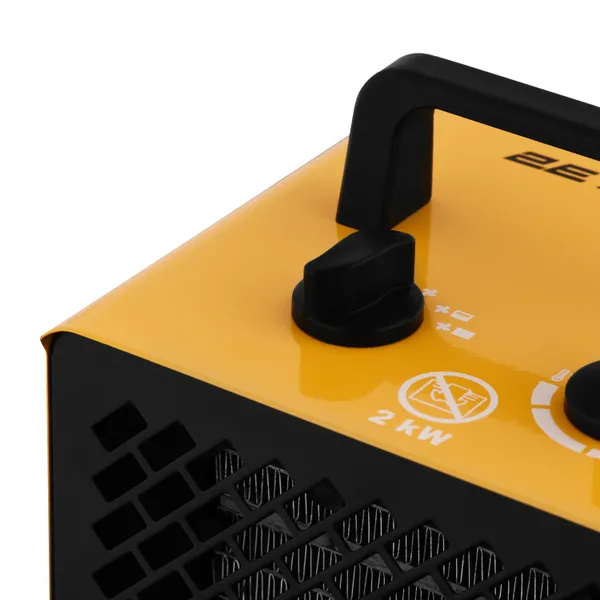 Заказать Тепловая пушка электрическая 2E Ceramic, 2кВт, 20м кв, 142м куб/ч, керамический нагрев. элемент (PTC), жёлтый с доставкой