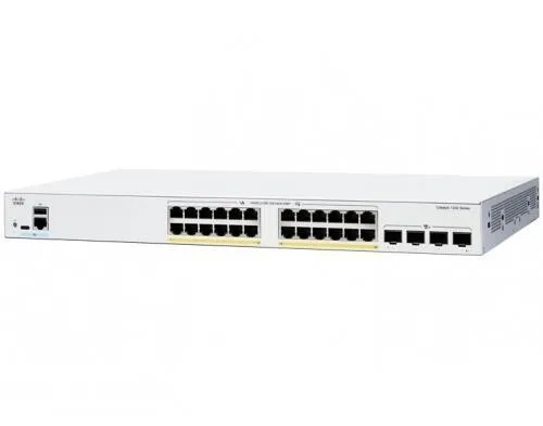 Коммутатор Cisco Catalyst 1200 24xGE, Full PoE, 4x1G SFP