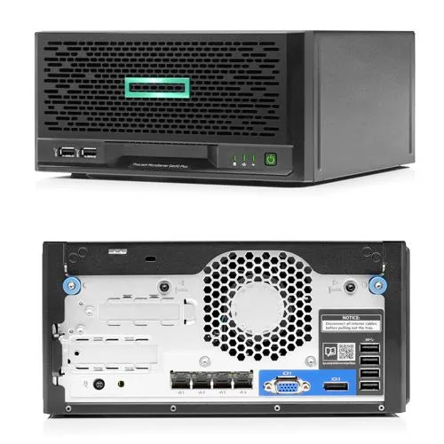 Сервер HPE MicroServer Gen10 Plus v2 E-2314 2.80GHz/4-core/1P, 16GB-U, VROC, 4LFF NHP, 180W External PS, MicroTower, iLo STD, 1Y Warranty