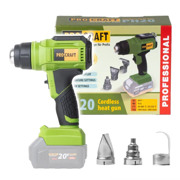 Акумуляторний фен Procraft PH-20 (без АКБ та ЗП)