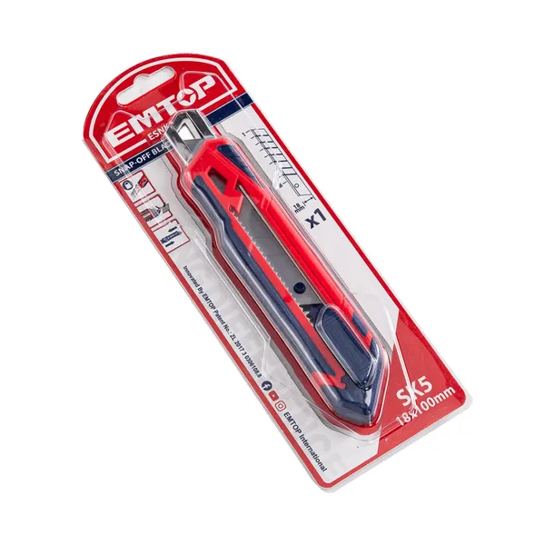 Нож сегментный EMTOP ESNK18102