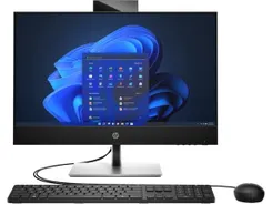 Комп'ютер персональний моноблок HP ProOne 440-G9 23.8" FHD IPS AG, Intel i5-13500T, 16GB, F512GB, ODD, UMA, WiFi, кл+м, 3р, W11P, чорний фото