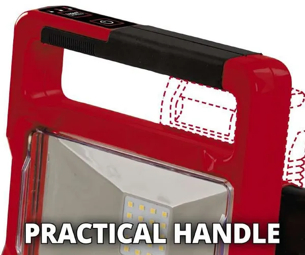 Прожектор Einhell TE-CL 18/2000 LiAC - Solo PXC, 2000лм, 18В, 5700К, 20 LED, 18/220В, 1.23кг без АКБ і ЗП ціна в Україні