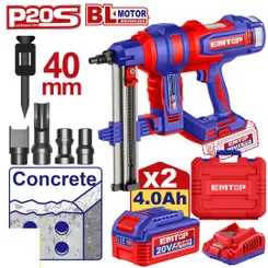 Гвоздозабиватель аккумуляторный EMTOP ELCNLI9008 фото