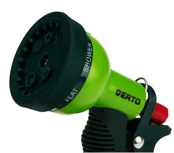 Ороситель ручной Verto, пистолетный, 1/2"-3/4", 6 функций, регулировка напорарегулировка напора/распила воды, держатель двухкомпонентный купить в Украине