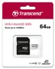 Карта пам'яті Transcend microSD  64GB C10 UHS-I R100/W20MB/s + SD