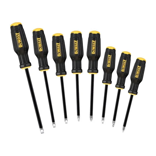 Викрутки DeWALT TOUGHSERIES MAX FIT, SL, PH, SQ, набір 8шт