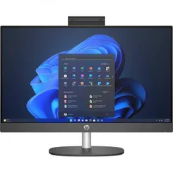 Комп'ютер персональний моноблок HP 245-G10 23.8" FHD IPS AG, AMD R7-7730U, 16GB, F512GB, UMA, WiFi, кл+м, DOS, чорний фото