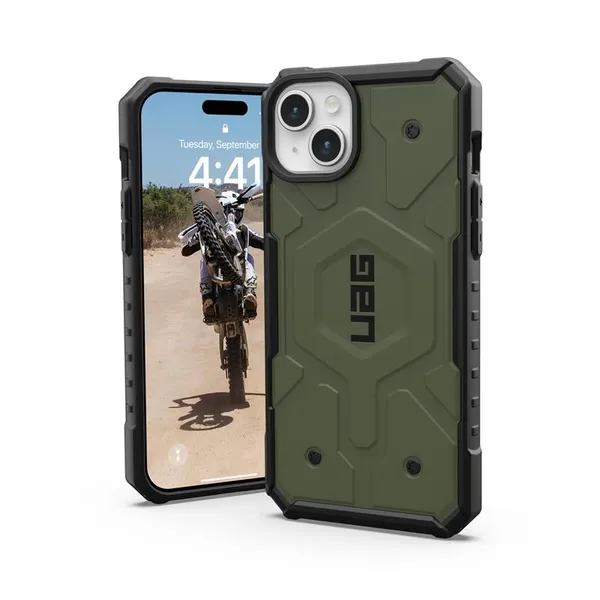 Чохол UAG для iPhone 15 Plus, Pathfinder Magsafe, Olive Drab