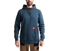 Толстовка WHMW MILWAUKEE, з капюшоном, синя, розмір L фото