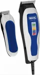 Машинка для стрижки WAHL ColorPro Combo, от сети, вибрационный мотор, насадок-8, кейс, мини триммер в компл., сталь, бело-синий