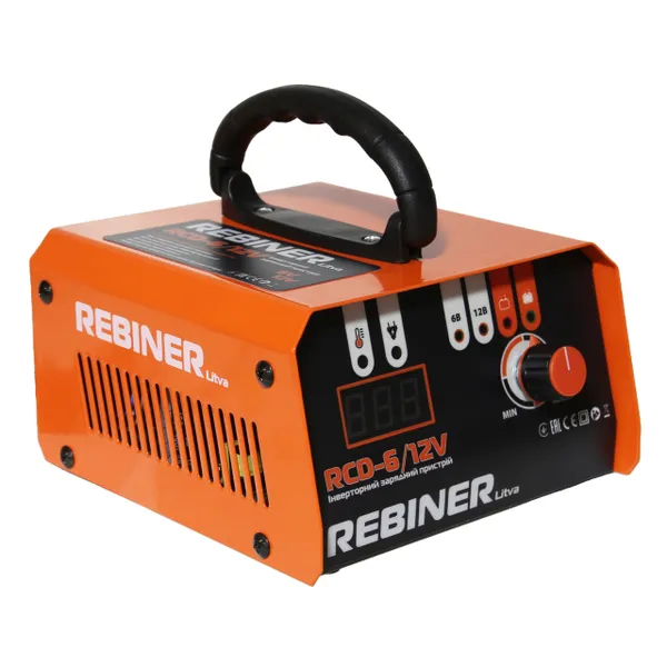 Зарядное устройство 6/12 В инверторное для аккумуляторов авто Rebiner RCD-6/12V купить в Украине