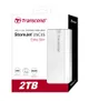 Портативний жорсткий диск Transcend 2TB USB 3.1 Type-C StoreJet 25C3S Срібний