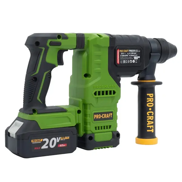 Купить Аккумуляторный перфоратор Procraft PHA30 Кейс (с 2 акб и ЗП)