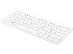 Клавиатура мембранная HP 350 Compact Multi-Device, 78key, BT, EN/UK, белый фото