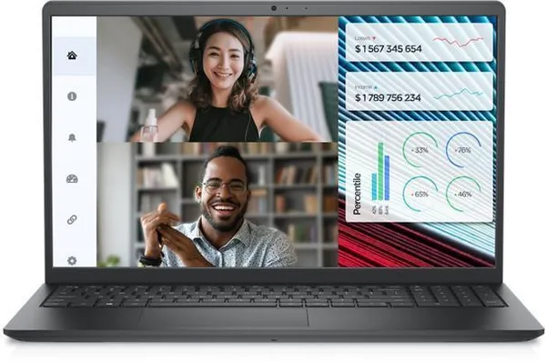 Ноутбук Dell Vostro 3520 15.6" FHD AG, Intel i5-1235U, 16GB, F512GB, UMA, Lin, черный