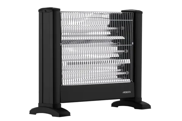 Обогреватель инфракрасный ARDESTO кварцевый, 15м2, 1650Вт, мех. упр-ние, напольный, чёрный