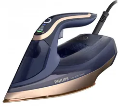 Утюг Philips Azur 8000 Series, 3000Вт, 350мл, паровой удар -260гр, постоянный пар - 85гр, нерж. сталь, темно синий фото