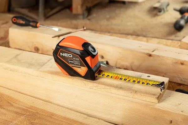 Рулетка Neo Tools, 10мx25мм, с фиксатором сматывания, магнит с доставкой