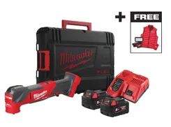 Інструмент багатофункціональний акумуляторний MILWAUKEE, M18 FMTMC-502X(+зар.пр., 2 акум.Х 5Аг, HDкейс) + M18 ALIS-0 + жилетка фото