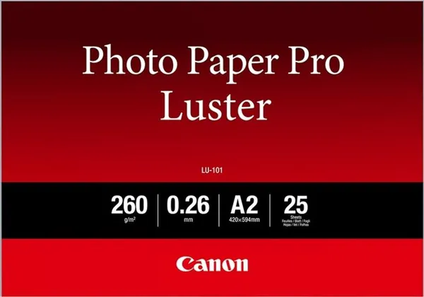 Бумага Canon A2 Luster Photo Paper Pro LU-101, 25 л.