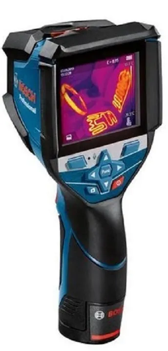 Термодетектор акумуляторний Bosch Professional GTC 600 C, 12В, акб 1х2А·год, -20°C...+600°C, ±2.0°C, <=50 мК, IP54, + L-boxx, ЗП, 0.6кг ціна в Україні