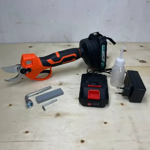 Секатор акумуляторний з цифровим дисплеєм Mirson MS0143 в кейсі (24 В, 2 А·год) купити в Україні