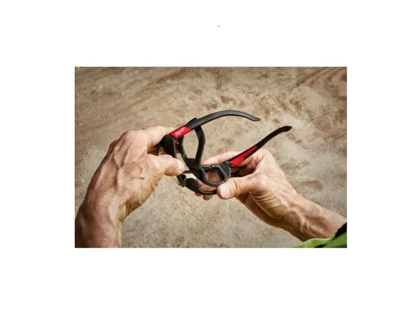 Купить Окуляри захисні PREMIUM MILWAUKEE (прозорі) з м'якими вкладками