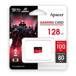 Карта пам'яті Apacer microSD 128GB C10 UHS-I U3 A1 R100/W80MB/s фото