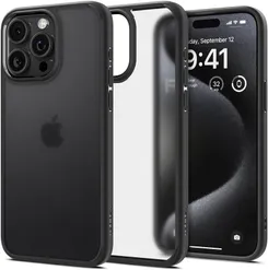 Чохол Spigen для iPhone 15 Pro Max, Ultra Hybrid, Frost Black фото