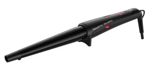 Плойка Rowenta x Karl Lagerfeld Conical Curler конусная, 40Вт, 120-200С, турмалин, черный