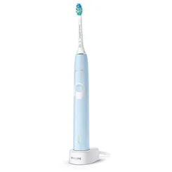 Щетка зубная электр. Philips Sonicare ProtectiveClean 4300, 62т. колеб/мин, насадок-1, голубой фото