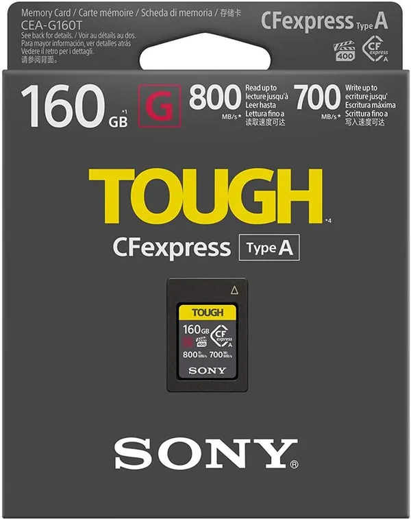 Карта памяти Sony CFexpress Type A 160GB R800/W700MB/s Tough