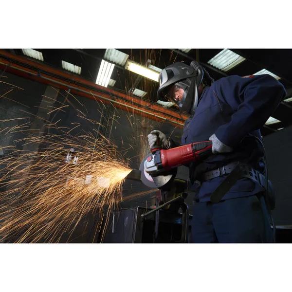 Купить Шліфмашина кутова AGVKB-24-230 EKX DMS 2400Вт, 230 мм диск (+ кабель, рукоятка, зах. кожух, безкл. гайка, зах. екран)