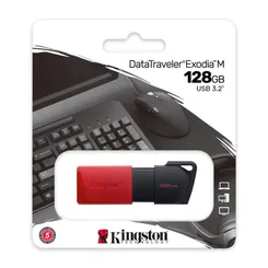 Накопичувач Kingston  128GB USB 3.2 Type-A Gen1 DT Exodia M фото