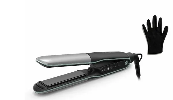 Випрямитель Rowenta Thermostyle, темп.режимов-5, 150-230С, дисплей, ионизация, керамика, титан, черно-серый