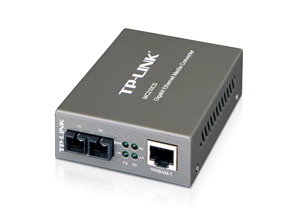 Медиаконвертер TP-LINK MC210CS 1GE, 1x1000BASE-LX, SM, 15km, SC